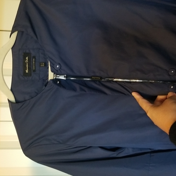 Massimo Dutti Navy blue casual jacket/blazer - Picture 8 of 11